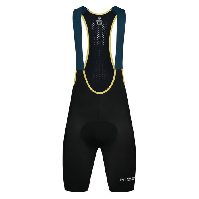 MENS CYCLING BIB SHORTS URBAN+ TRAVELER BLACK