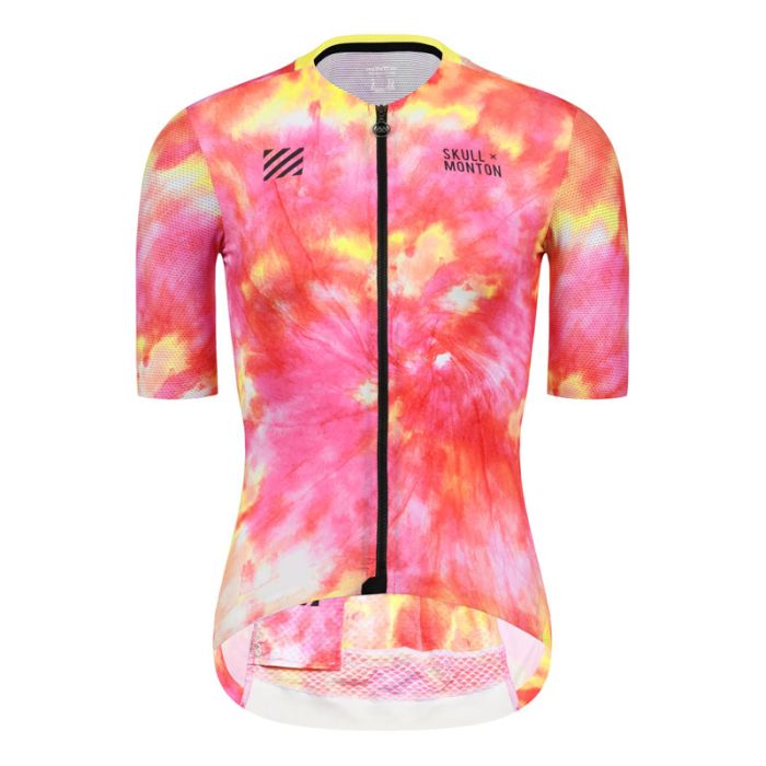 SKULL MONTON WOMEN SHORT SLEEVE CYCLING JERSEY AUTUMNWARM
