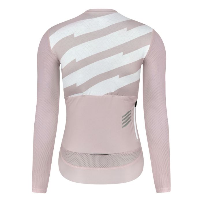 SKULL MONTON WOMENS LONG SLEEVE CYCLING JERSEY HOLIDAY III LOTUS PINK