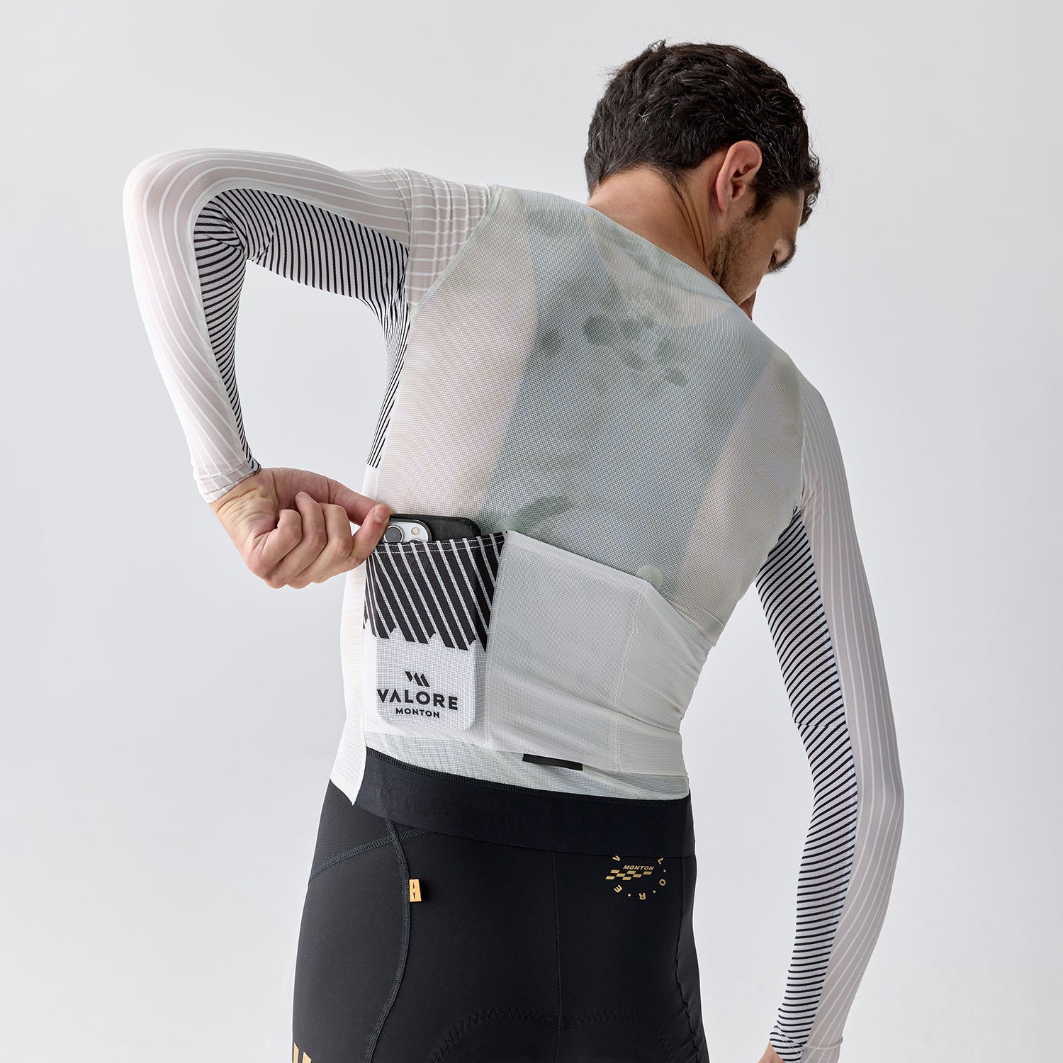 VALORE MONTON MENS LONG SLEEVE JERSEY MOTION WHITE