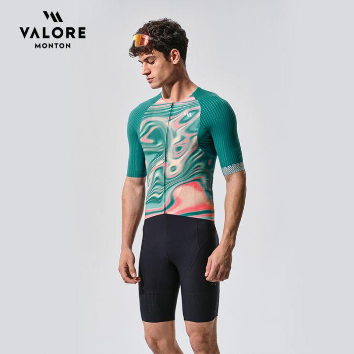 VALORE MONTON MENS JERSEY FLUIDITY TROPICAL RAINFOREST GREEN