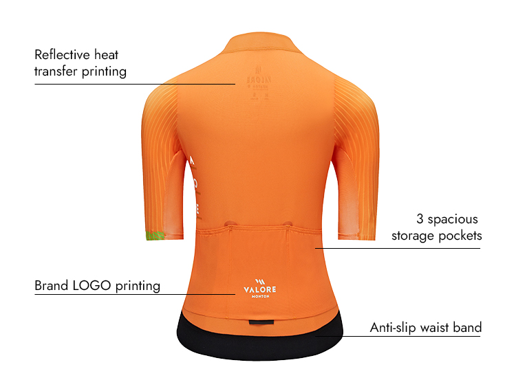 VALORE MONTON MENS JERSEY FLUIDITY ORANGE