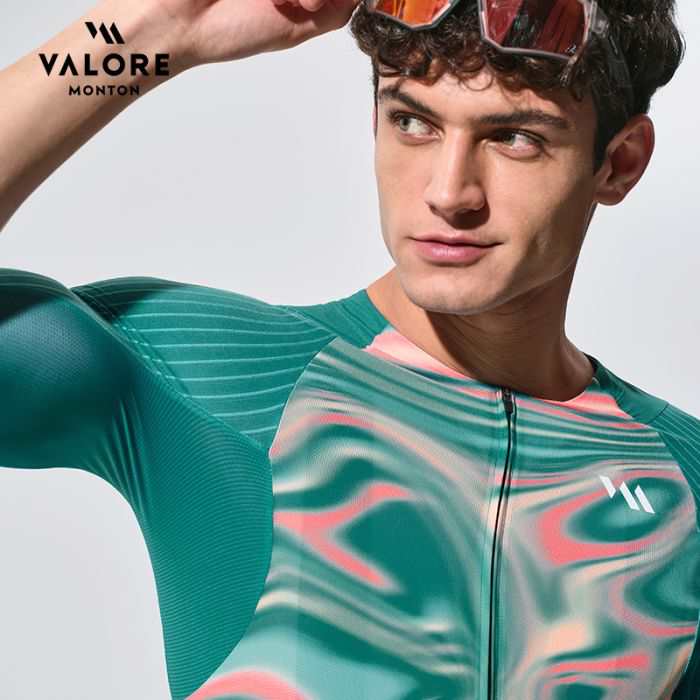 VALORE MONTON MENS JERSEY FLUIDITY TROPICAL RAINFOREST GREEN