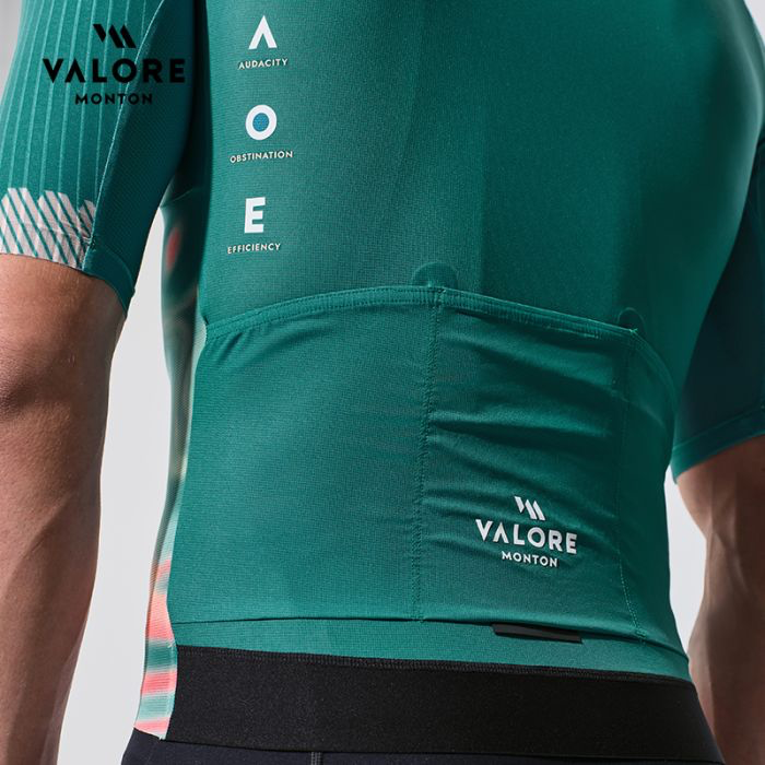 VALORE MONTON MENS JERSEY FLUIDITY TROPICAL RAINFOREST GREEN