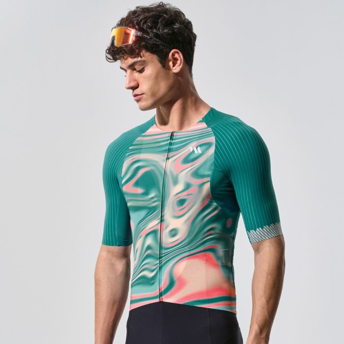 VALORE MONTON MENS JERSEY FLUIDITY TROPICAL RAINFOREST GREEN