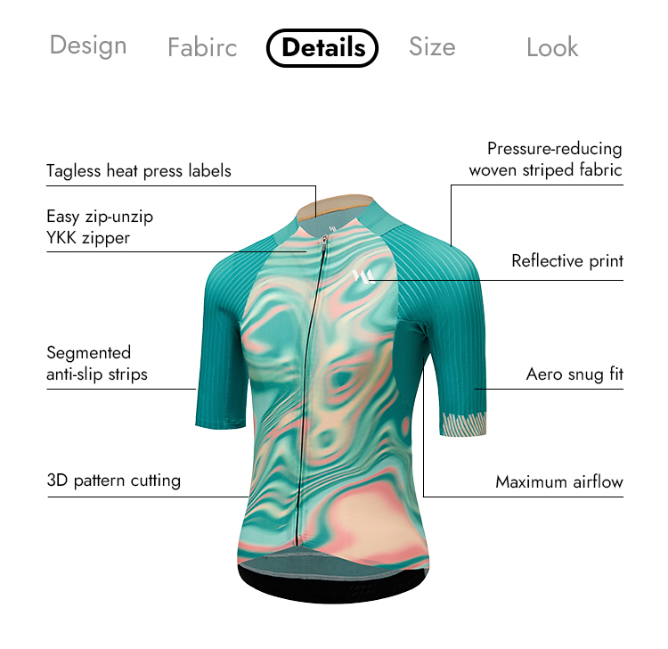 VALORE MONTON MENS JERSEY FLUIDITY TROPICAL RAINFOREST GREEN