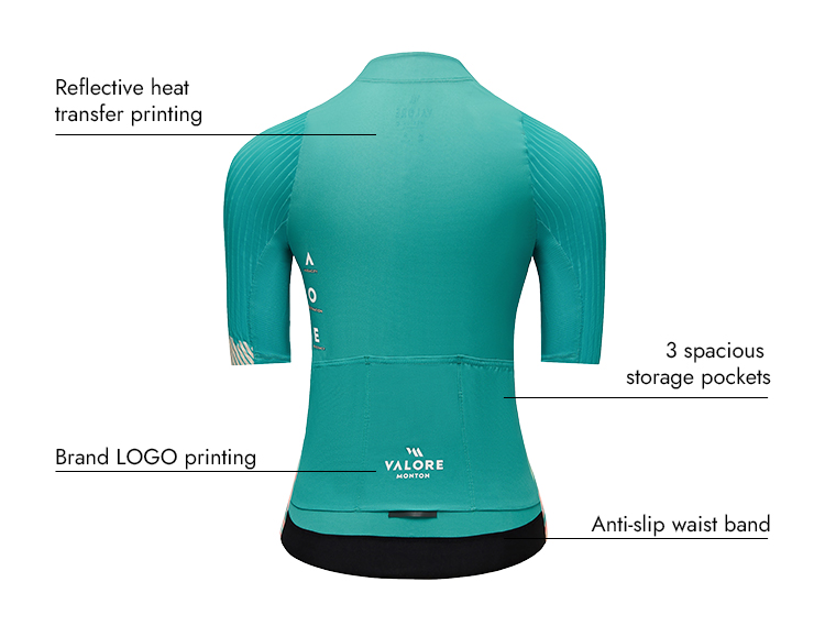 VALORE MONTON MENS JERSEY FLUIDITY TROPICAL RAINFOREST GREEN