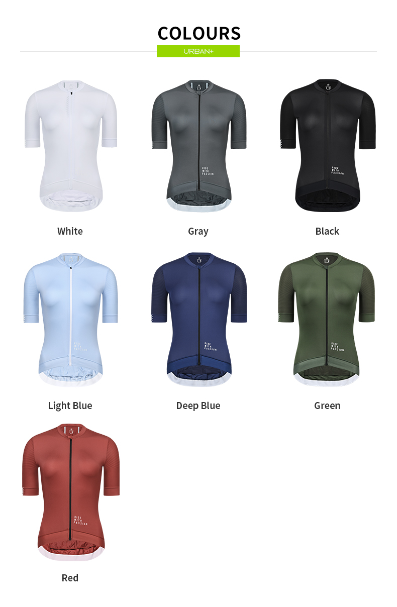 WOMENS SHORT SLEEVE CYCLING JERSEY URBAN TRAVELER MAX GRAY