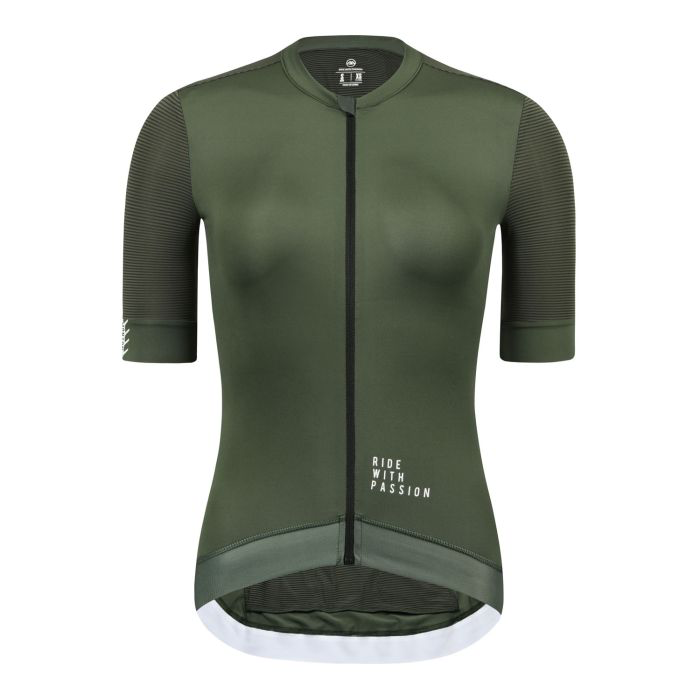 MENS SHORT SLEEVE CYCLING JERSEY URBAN TRAVELER MAX GREEN