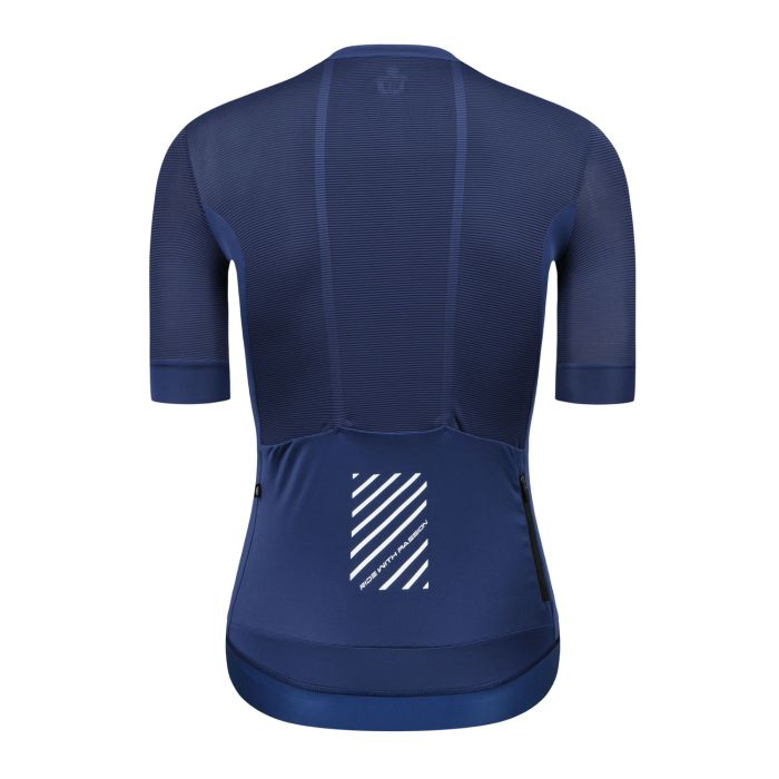 MENS SHORT SLEEVE CYCLING JERSEY URBAN TRAVELER MAX DEEP BLUE