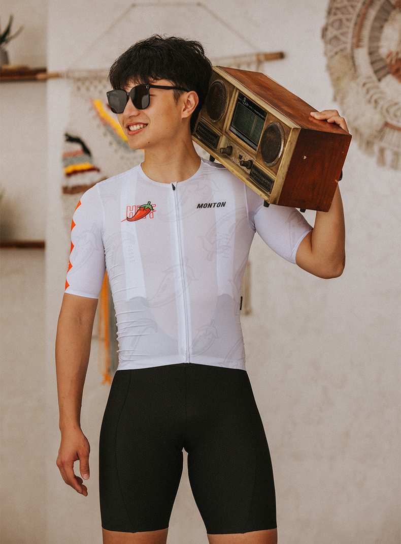 URBAN+ MENS JERSEY CHILI PEPPER WHITE