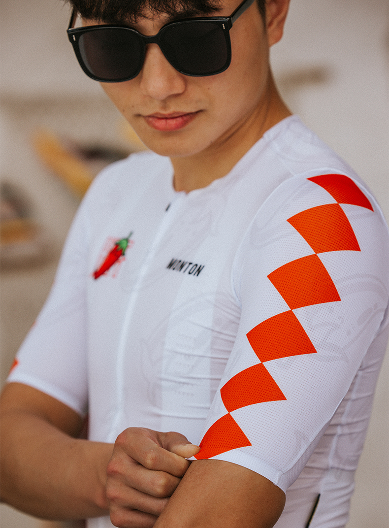 URBAN+ MENS JERSEY CHILI PEPPER WHITE