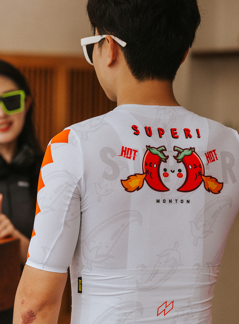 URBAN+ MENS JERSEY CHILI PEPPER WHITE