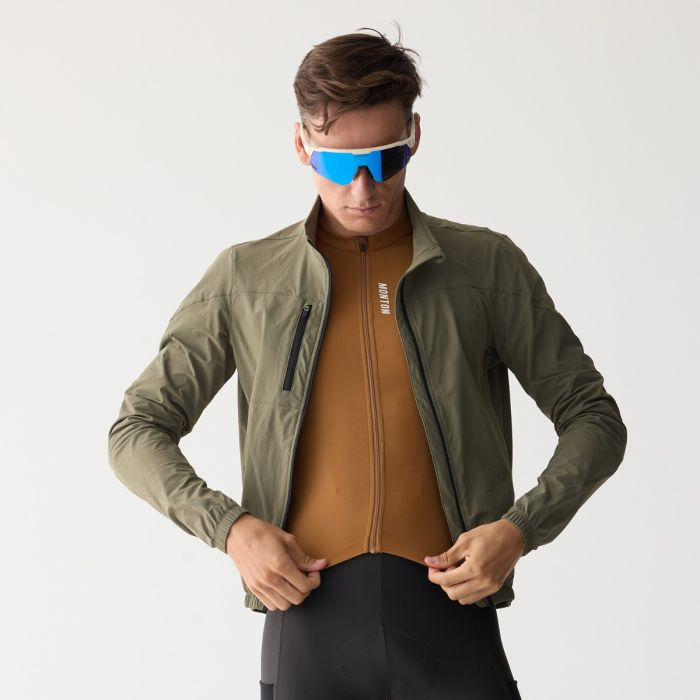MENS LIGHTWEIGHT JACKET WIND HUNTER DUNE GREEN