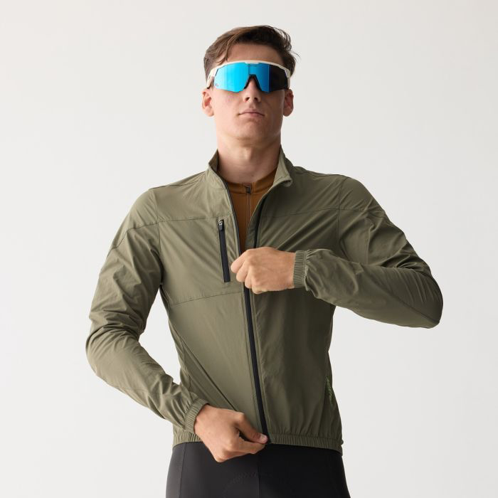 MENS LIGHTWEIGHT JACKET WIND HUNTER DUNE GREEN