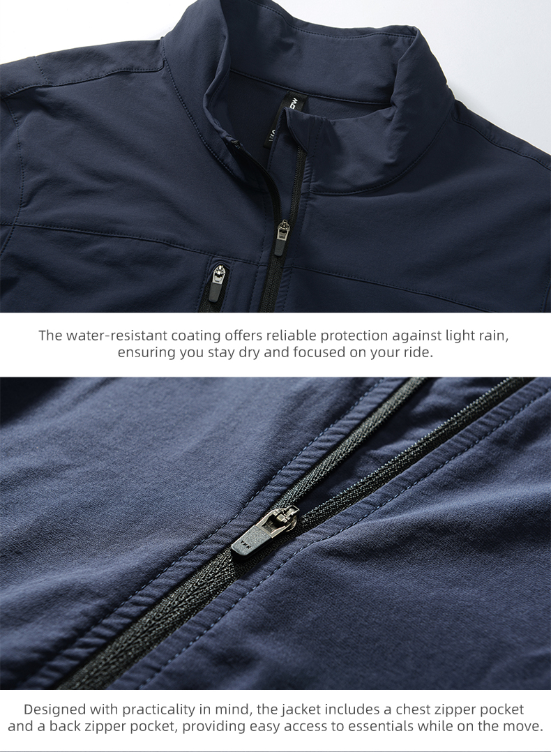 MENS LIGHTWEIGHT JACKET WIND HUNTER EBONY CLAY BLUE