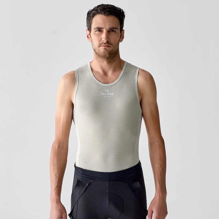 MENS BASE LAYER SUMMER STRAORDINARIO GREY OLIVE