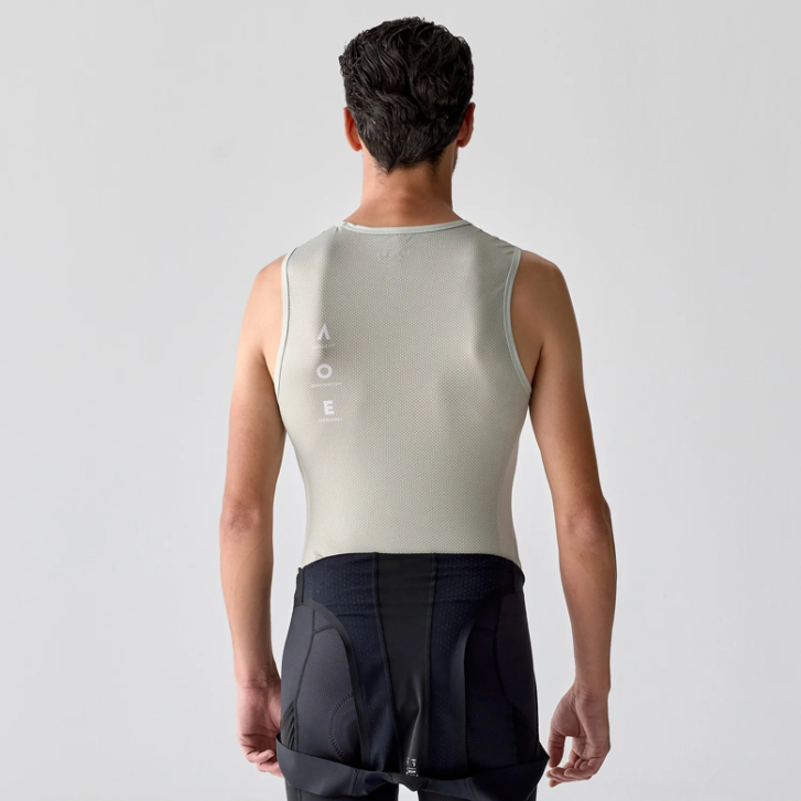 MENS BASE LAYER SUMMER STRAORDINARIO GREY OLIVE