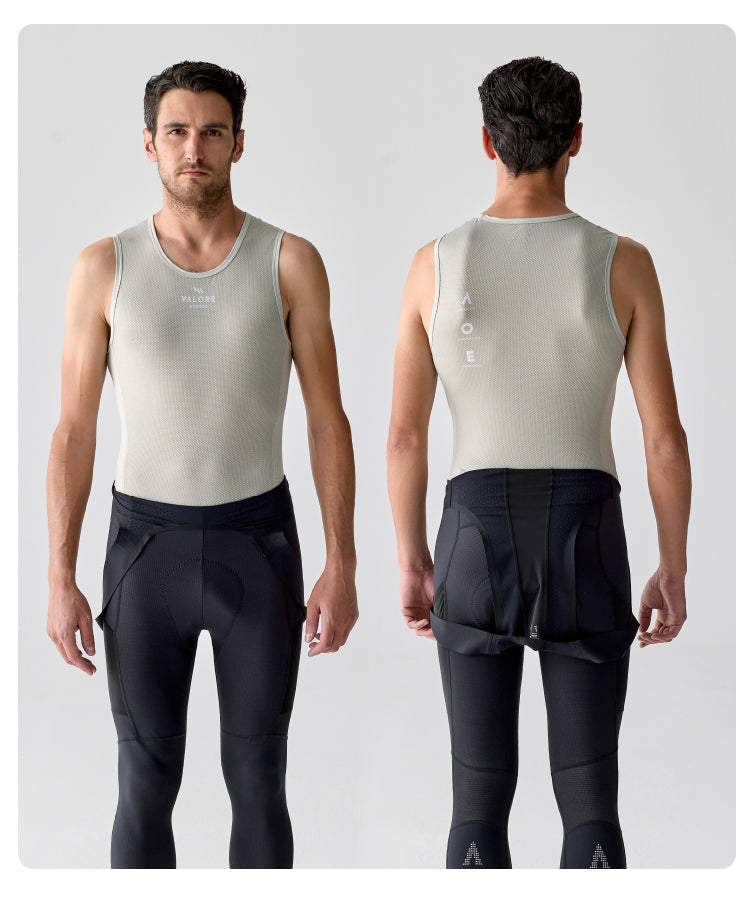 MENS BASE LAYER SUMMER STRAORDINARIO GREY OLIVE