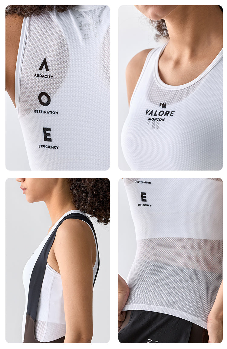 WOMENS BASE LAYER SUMMER STRAORDINARIO WHITE