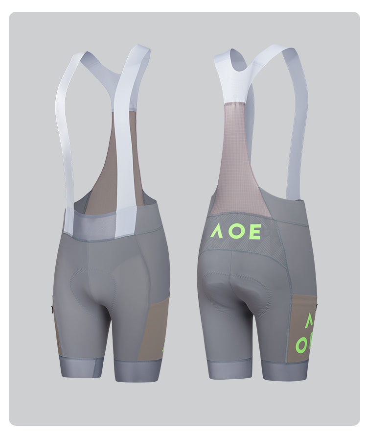 WOMENS BIB SHORTS STRAORDINARIO DARK GRAY