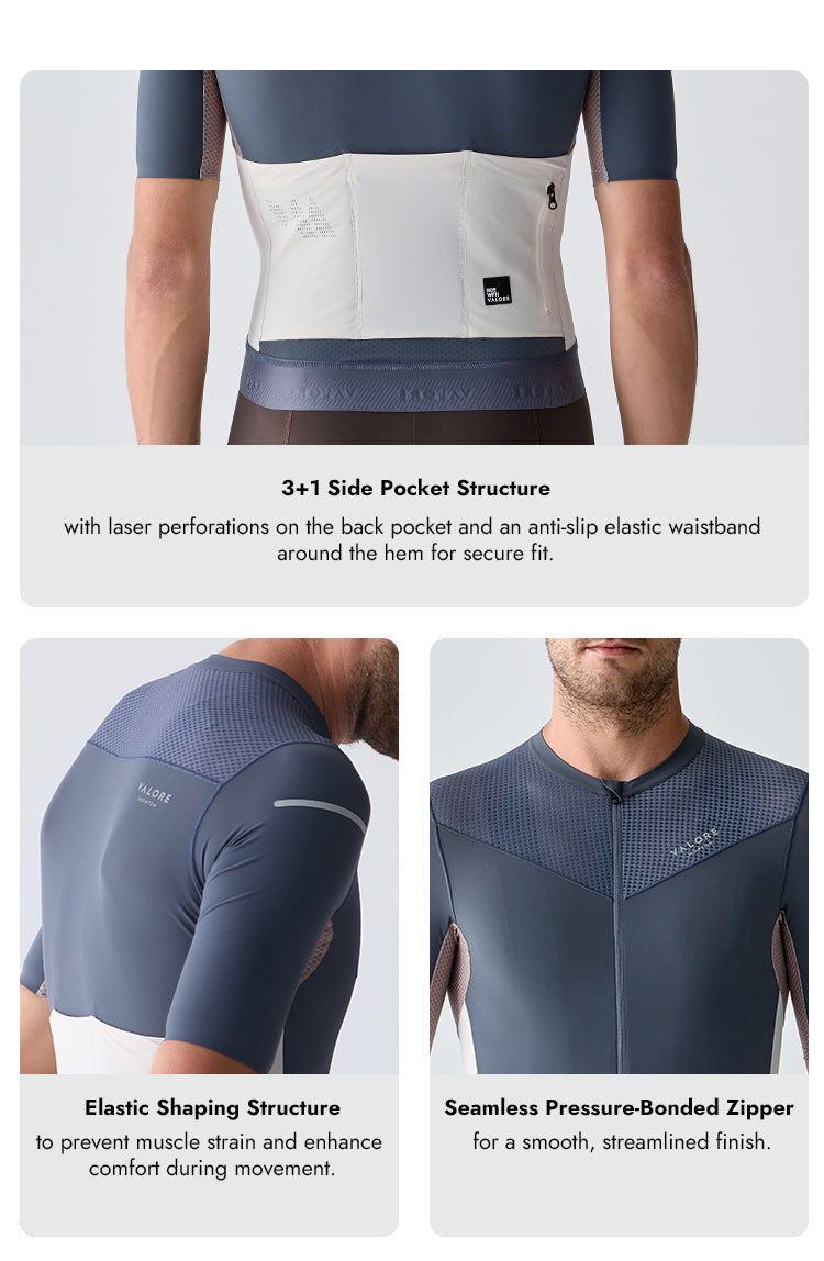 SHORT SLEEVE JERSEY STRAORDINARIO MARBLE BLUE