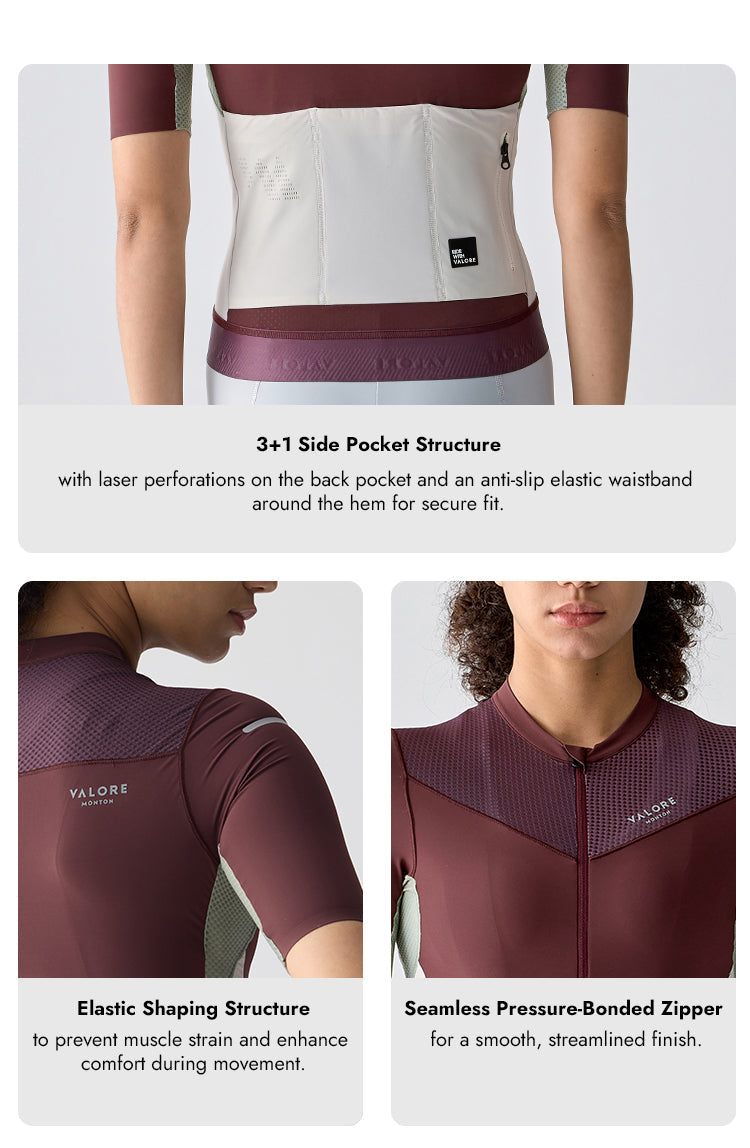 SHORT SLEEVE JERSEY WOMENS STRAORDINARIO DULL PURPLE