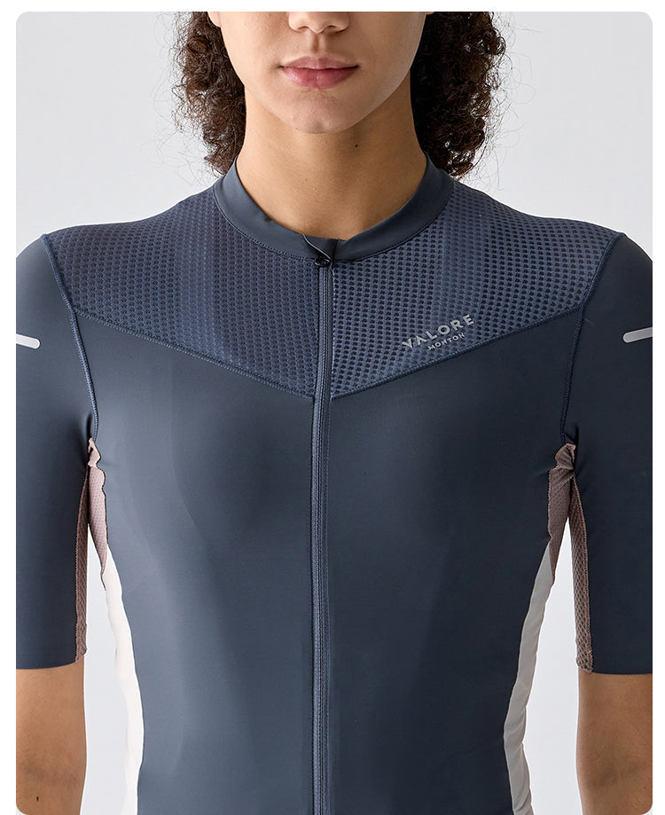 SHORT SLEEVE JERSEY WOMENS STRAORDINARIO MARBLE BLUE