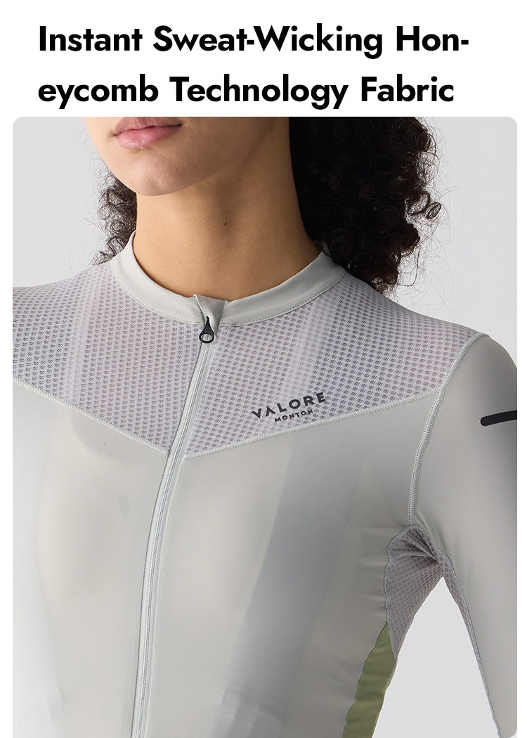SHORT SLEEVE JERSEY WOMENS STRAORDINARIO PASTEL GREY