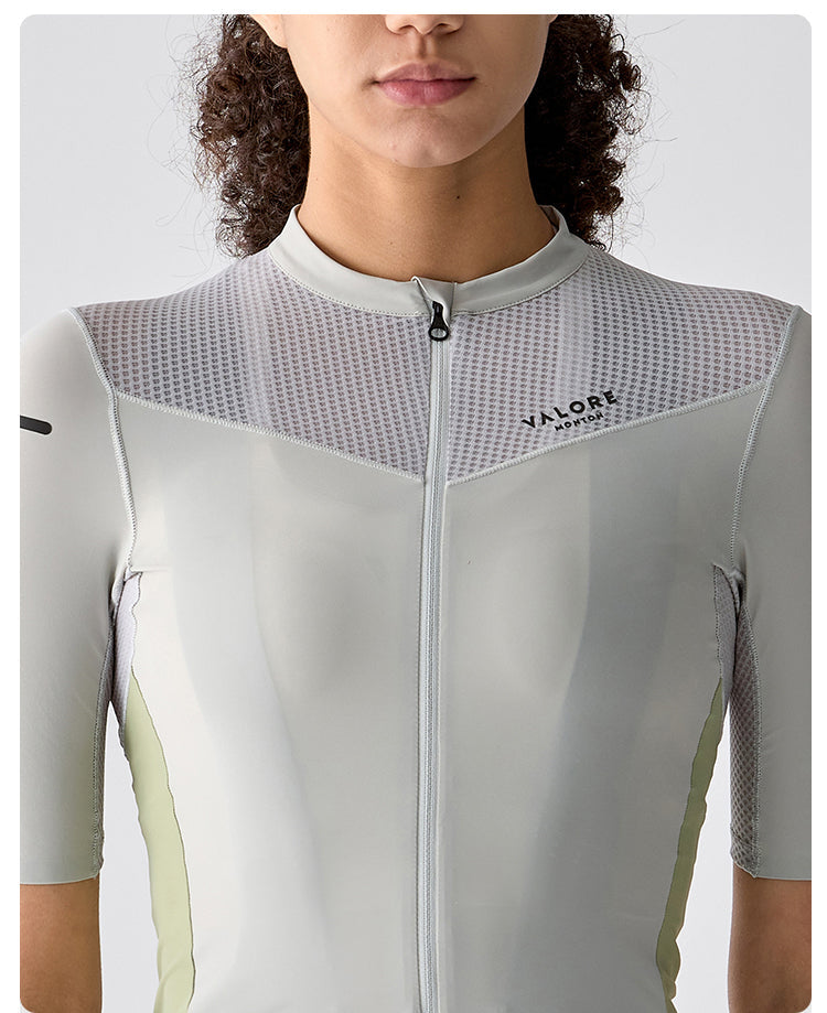 SHORT SLEEVE JERSEY WOMENS STRAORDINARIO PASTEL GREY