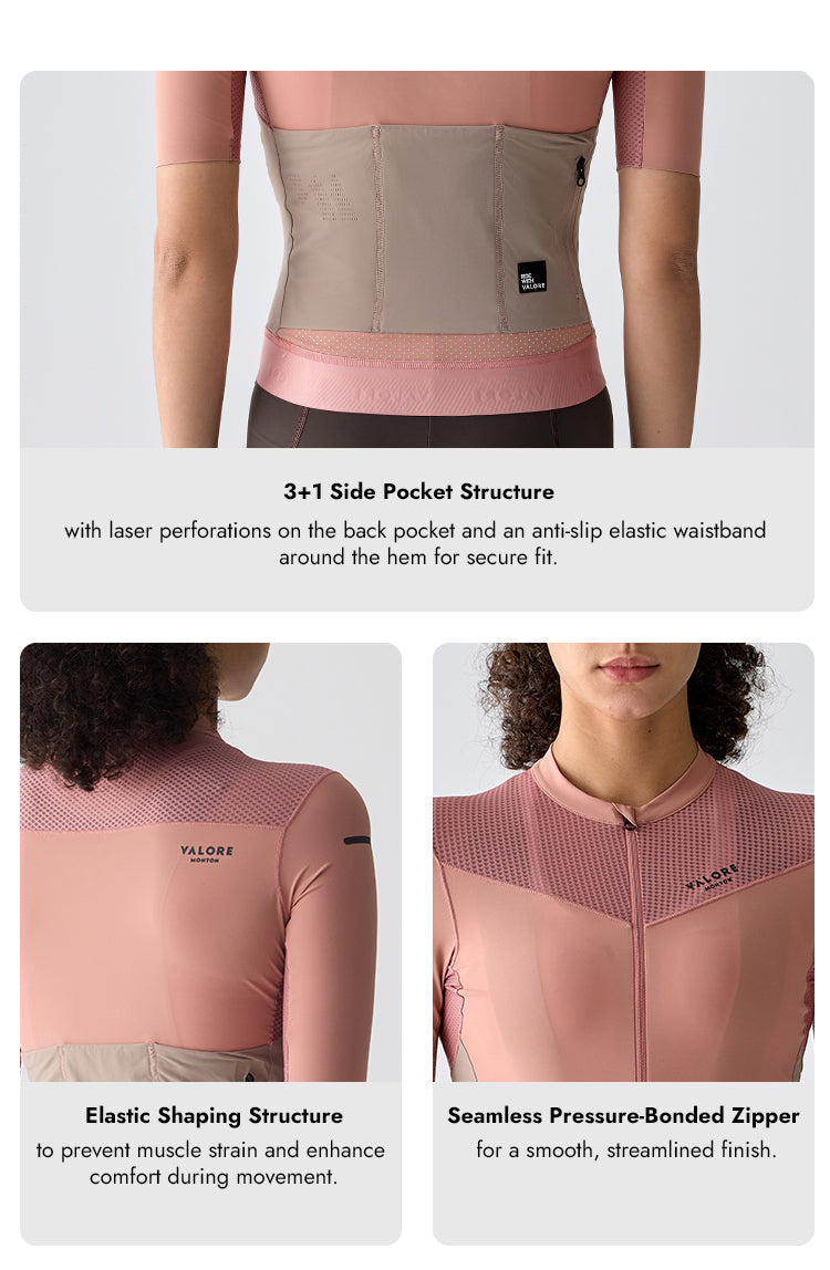 VALORE SHORT SLEEVE JERSEY WOMENS STRAORDINARIO ORIENTAL PINK