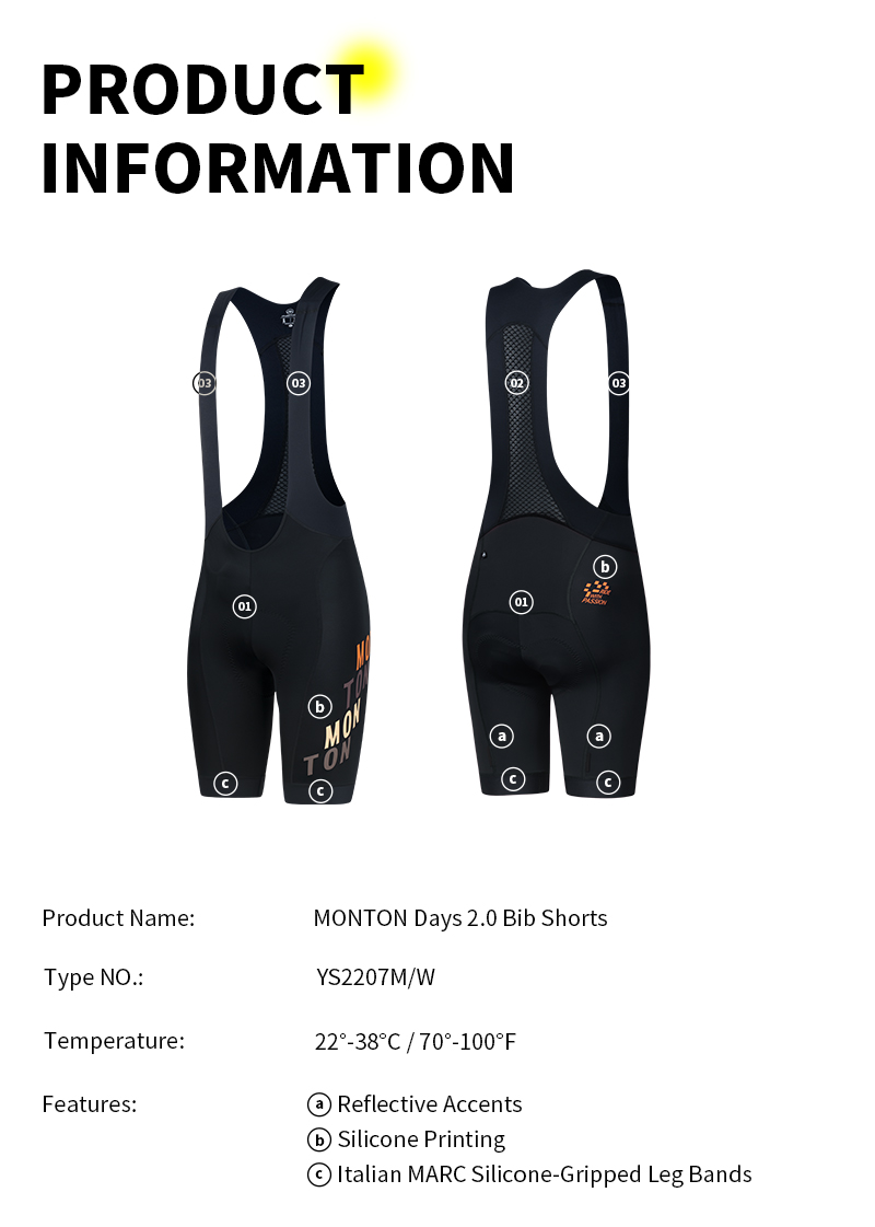 MENS BIB SHORTS DAYS BLACK