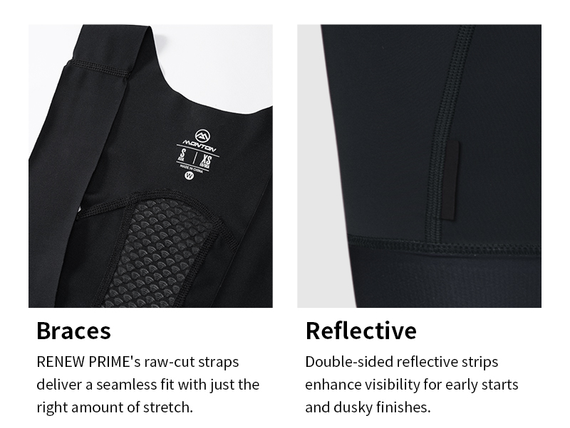 MENS BIB SHORTS DAYS BLACK