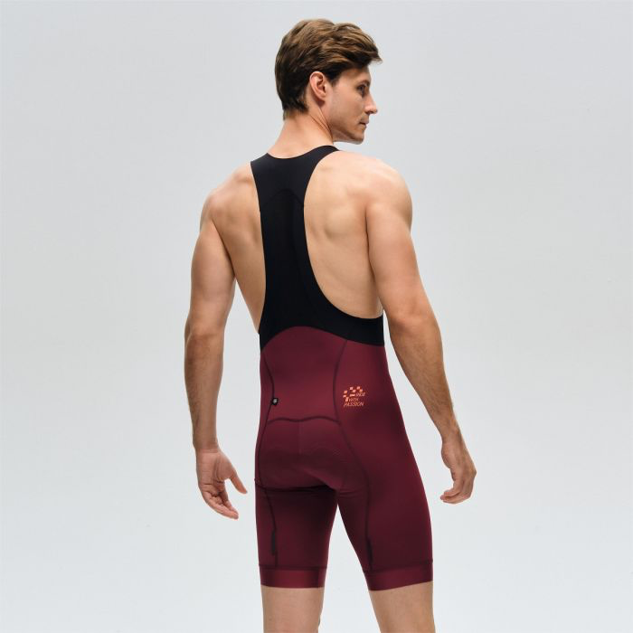 MENS BIB SHORTS DAYS INDIAN RED