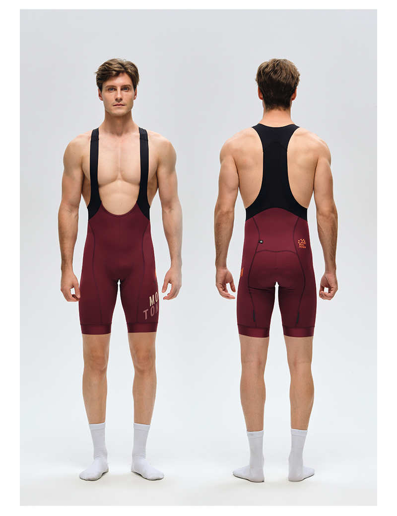 MENS BIB SHORTS DAYS INDIAN RED