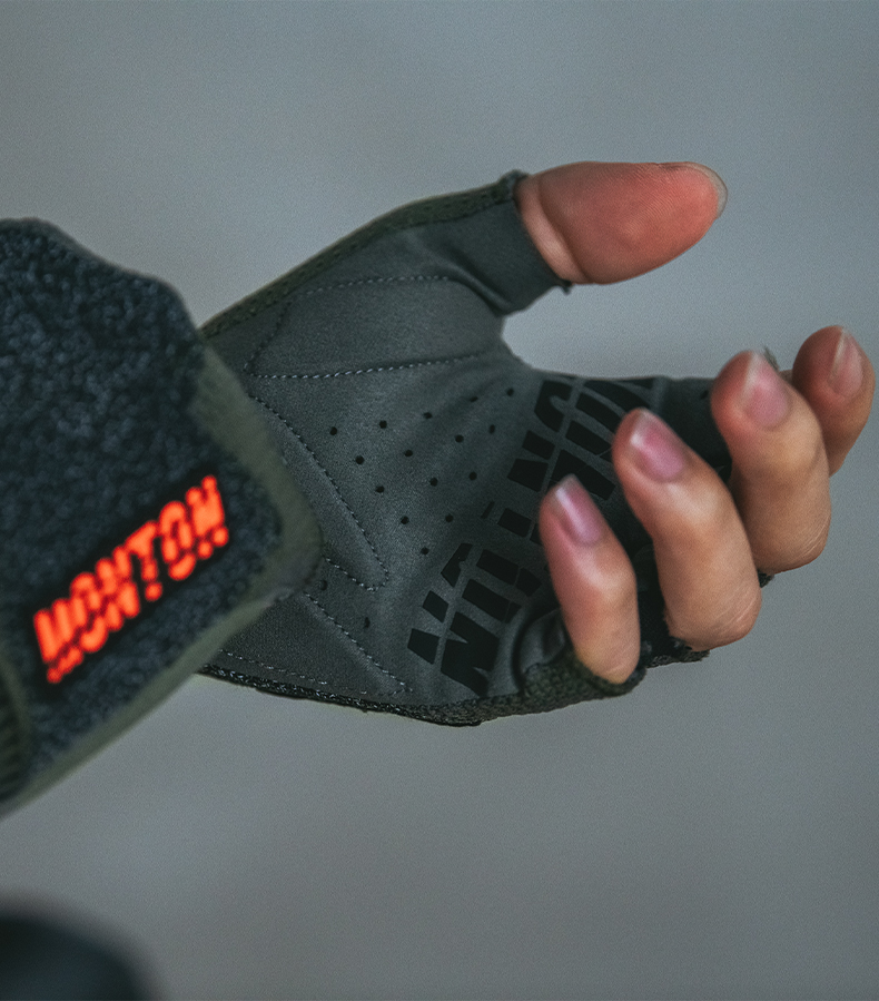 CYCLING GLOVES HALF FINGER KUFEN GREEN