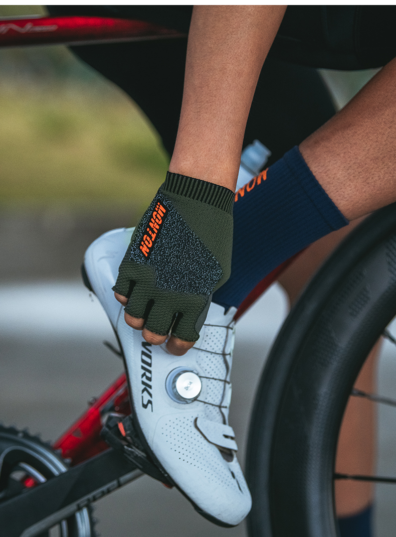 CYCLING GLOVES HALF FINGER KUFEN GREEN