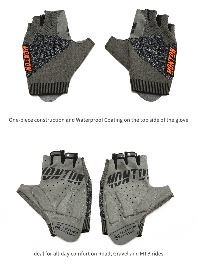 CYCLING GLOVES HALF FINGER KUFEN GREEN