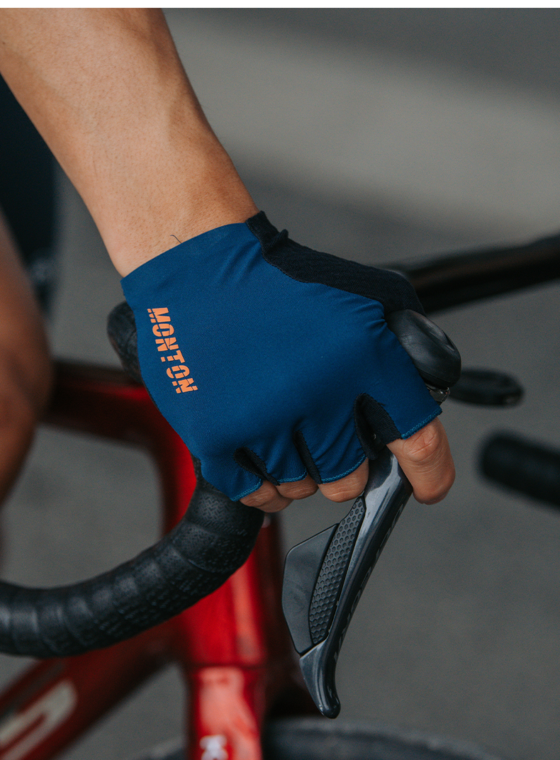CYCLING GLOVES HALF FINGER SHADOW BLUE