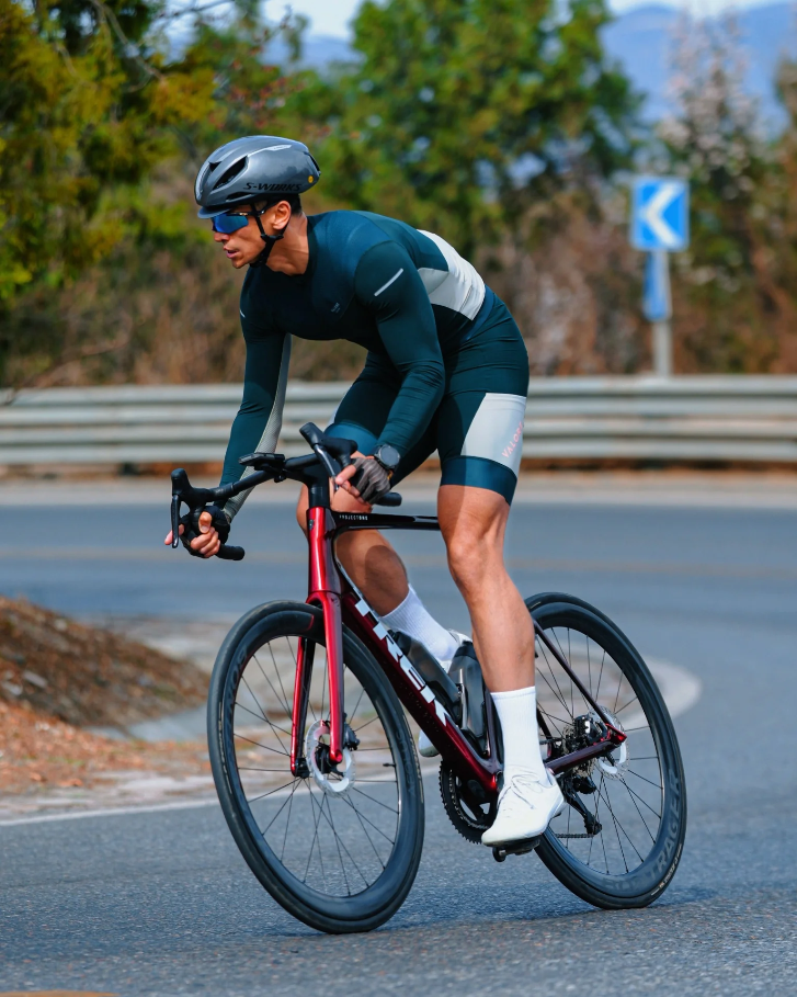 MENS BIB SHORTS STRAORDINARIO MISTY GREEN