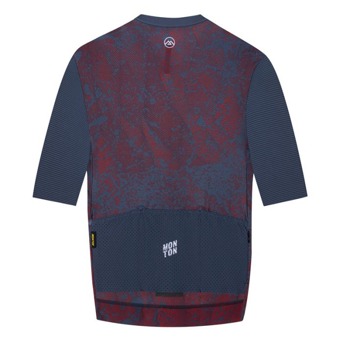 WOMENS JERSEY TOPOGRAPHY – CRIMSON NAVY