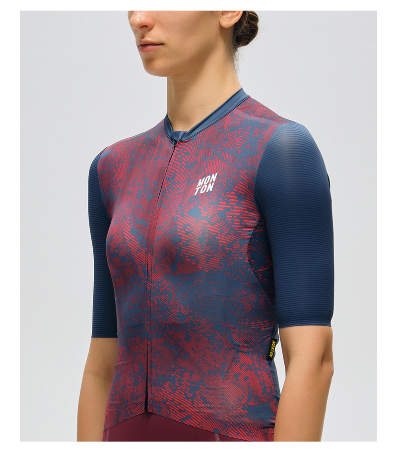 WOMENS JERSEY TOPOGRAPHY – FOREST BLUE