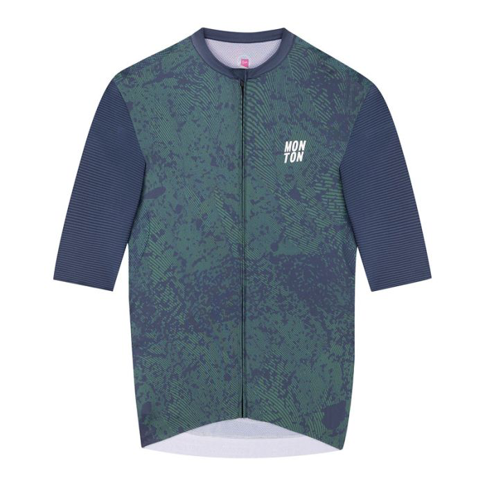 WOMENS JERSEY TOPOGRAPHY – FOREST BLUE