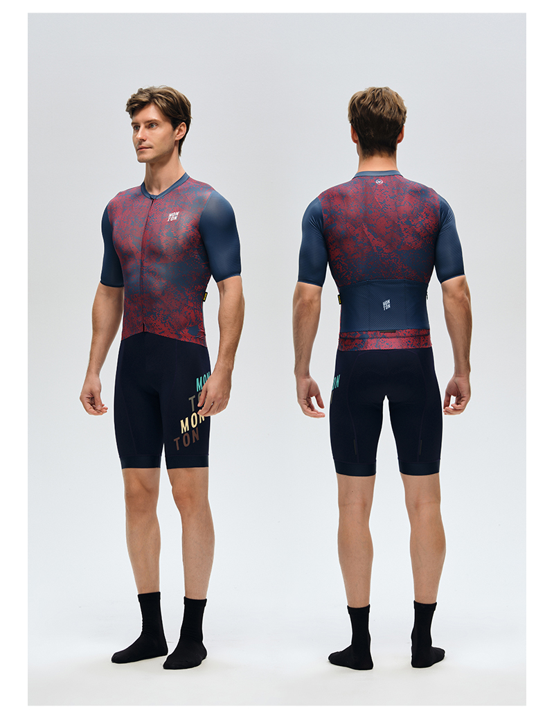MENS JERSEY TOPOGRAPHY – CRIMSON NAVY