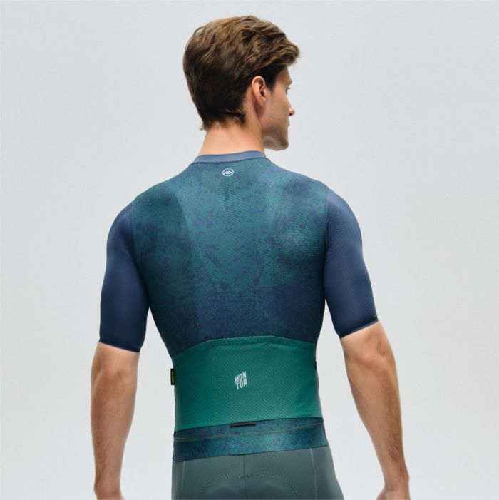 MENS JERSEY TOPOGRAPHY – FOREST BLUE