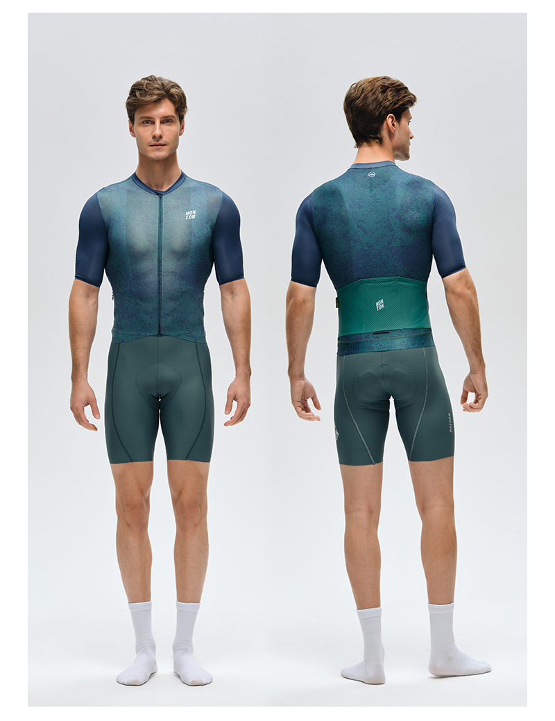MENS JERSEY TOPOGRAPHY – FOREST BLUE