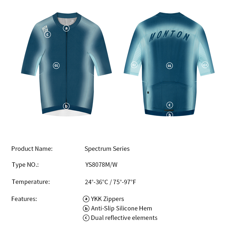 MENS JERSEY SPECTRUM - OCEAN BREEZE