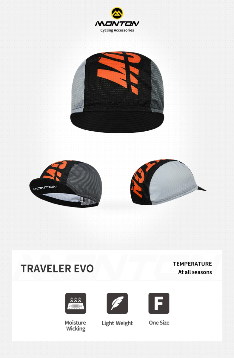 CYCLING CAP URBAN+ TRAVELER EVO BLACK