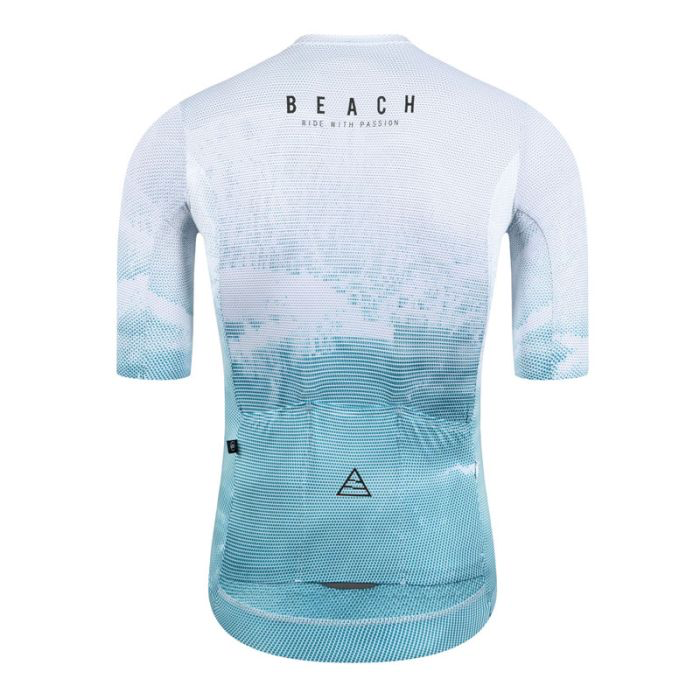 SHORT SLEEVE CYCLING JERSEY BEACH AQUA