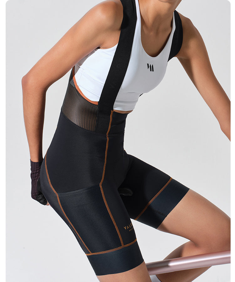VALORE MONTON WOMENS BIB SHORTS VERSA BLUE BLACK